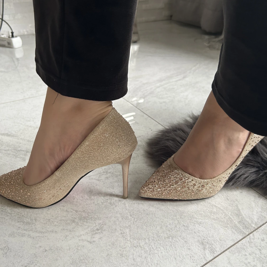 Glittriga klackskor  - 90