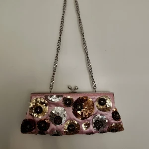 Glitter portfölj - Super gullig handväska som nästan som aldrig kommit till användning! 