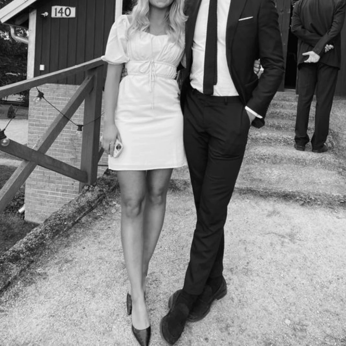 Ljusgul klänning - 90