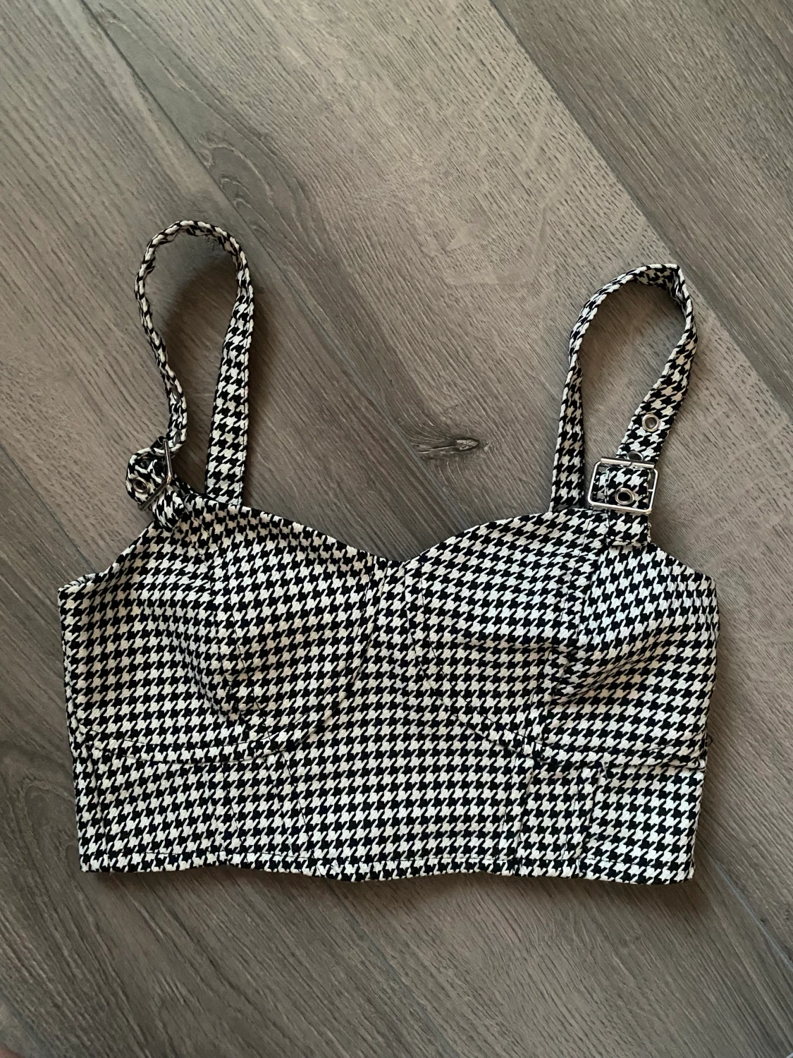 Houndstooth topp - 90