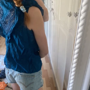 Blus - En fin blus, pris kan diskuteras.  Har lite spetsluknande och är väldigt skön