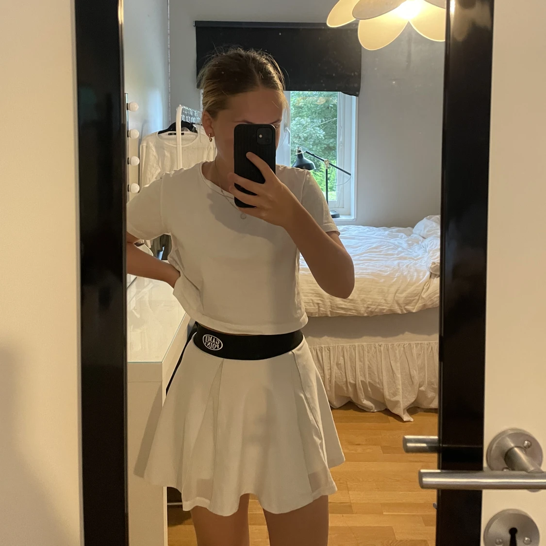 vit träningskjol - 90