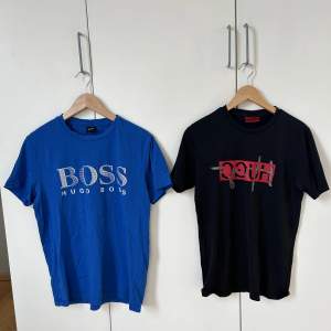 2 st Hugo Boss tshirts Köpta för 500kr styck En är i XS och En är i M men de båda passar som S Båda ingår i priset såklart