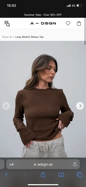 Adsgn topp - Long stretch sleeve top från A-Dsgn. Använd 2 gånger