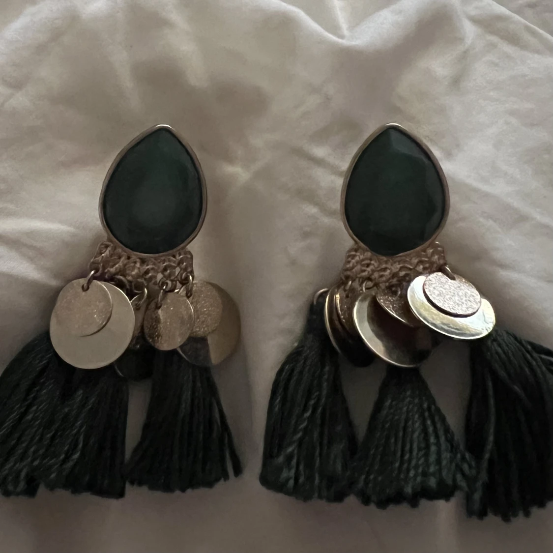 Gröna eleganta örhängen 