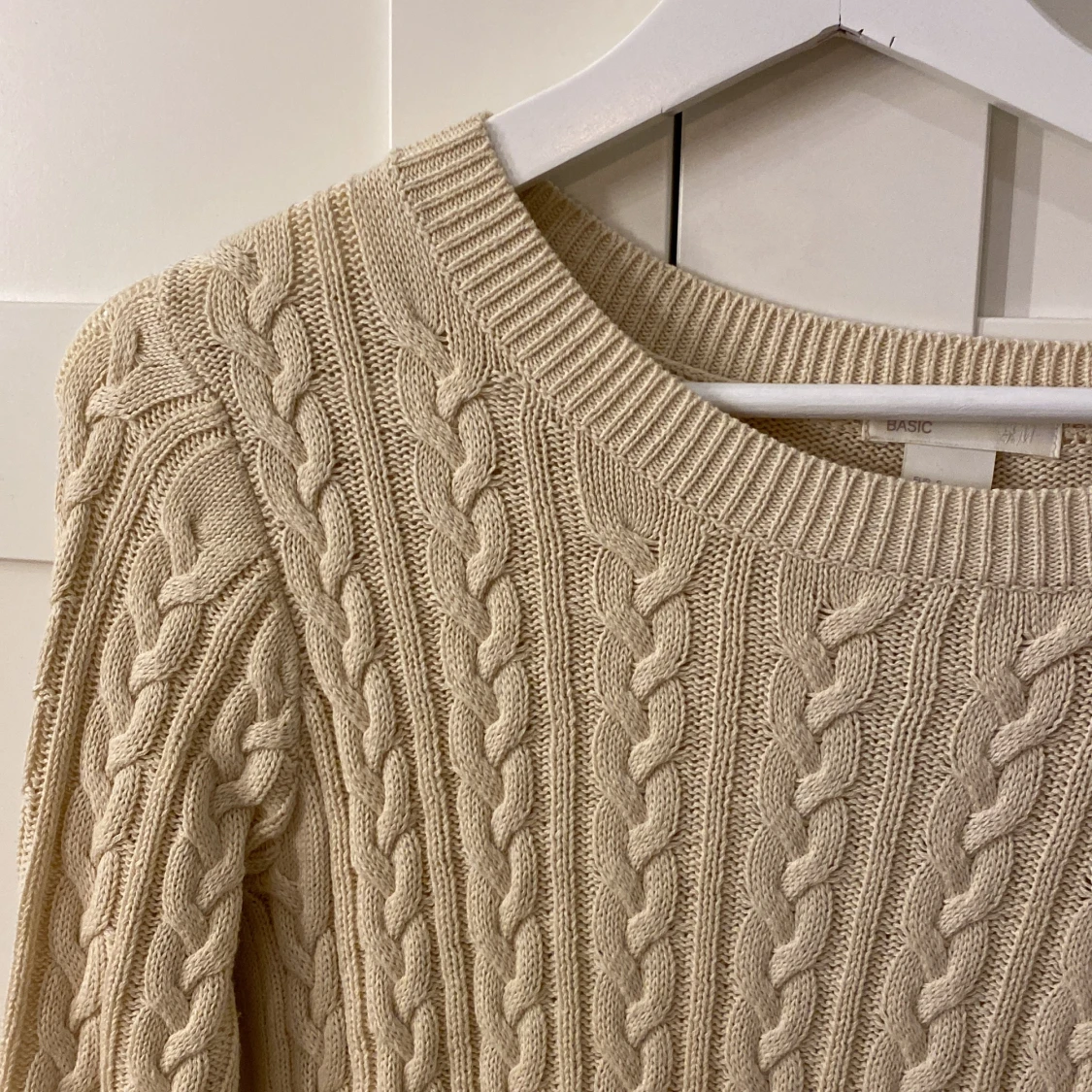 Kabelstickad tröja - 90