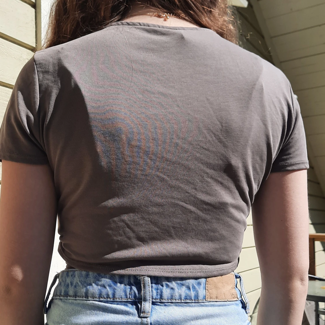 T-shirt med snören - 90