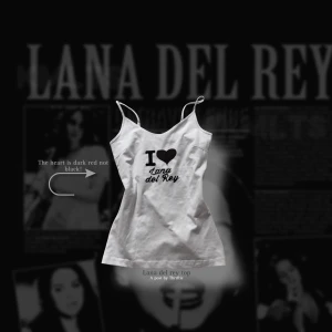 Lana Del Rey topp~ - Helt ny tröja! Tvätta i Max 40 grader!! Gjort själv!! OPS hjärtat är vinrött inte svart! 