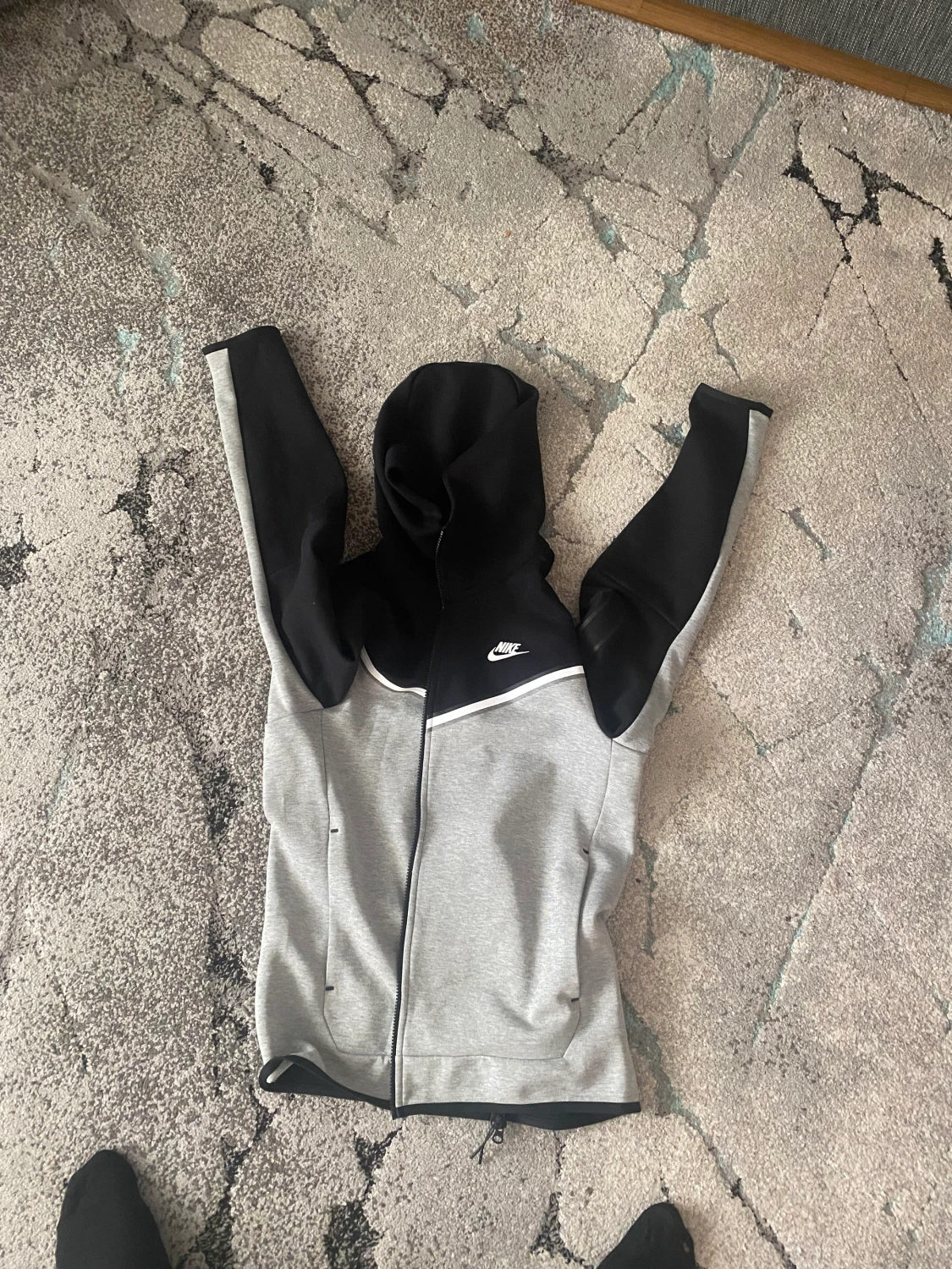 Nike tech fleece svart grå - 90