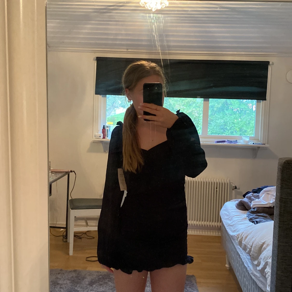 Svart kort klänning 