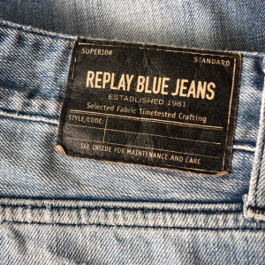 Replay Blue Jeans MFG - ÄKTA- Replay blue jeans MFG.co Storlek 33  För män 