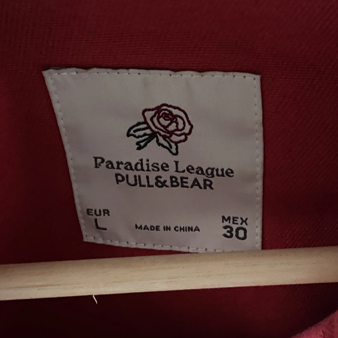 Röd retro jeansjacka - 91