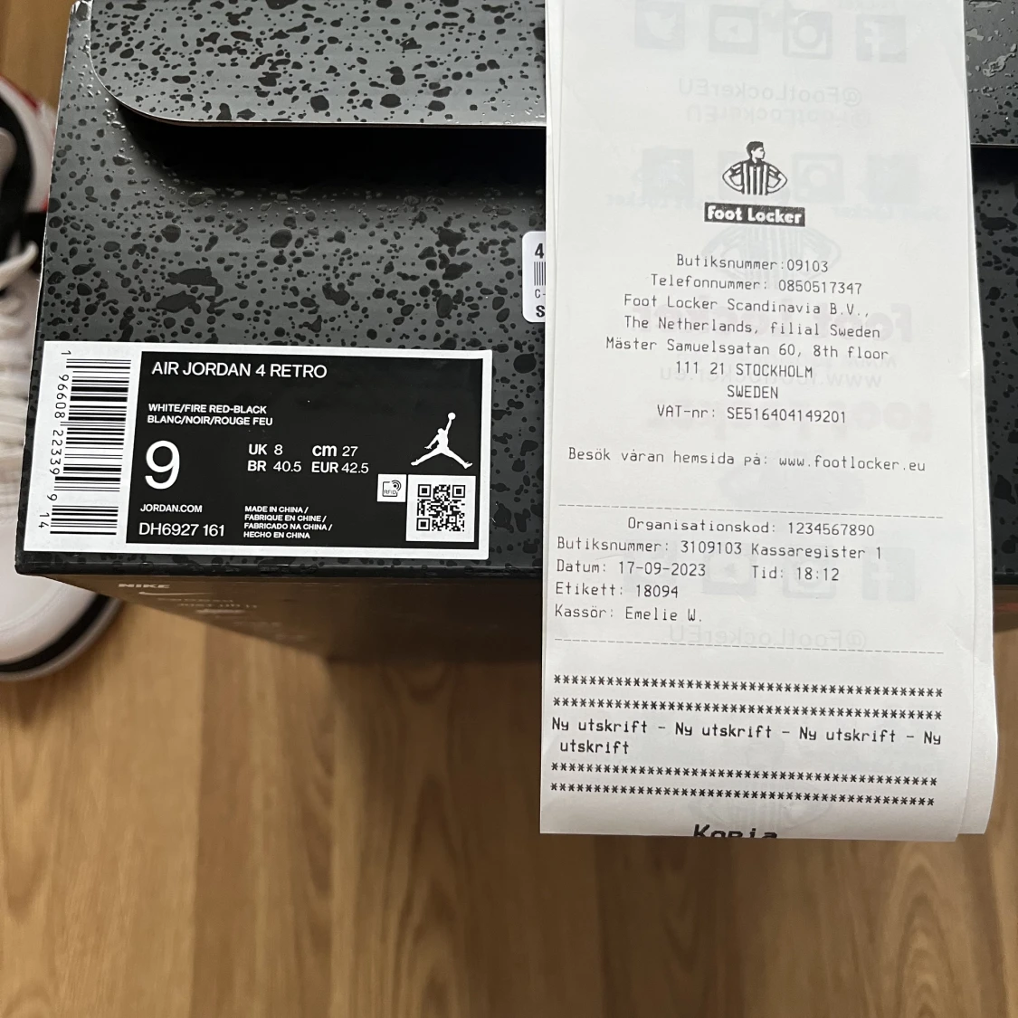 Jordan 4 Retro Red Cement - 91