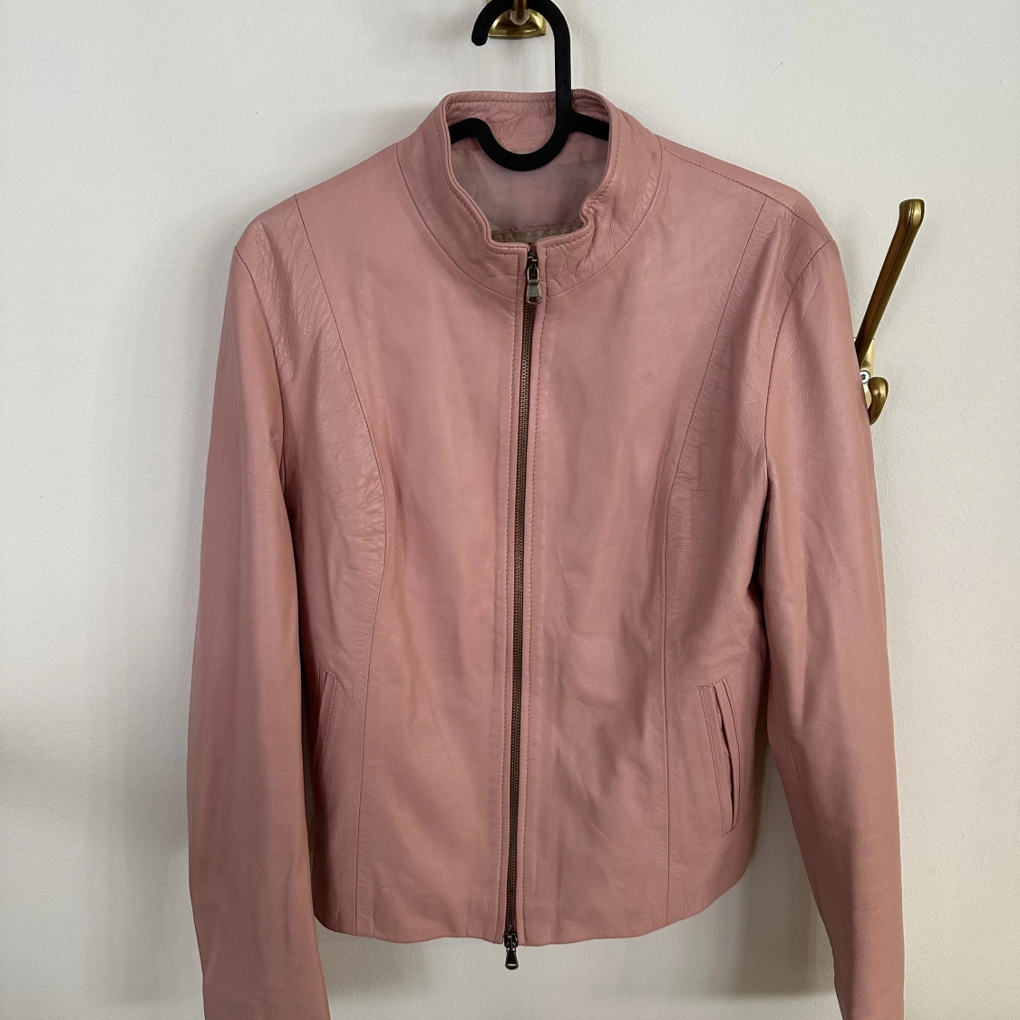 Rosa vintage skinnjacka  - 90