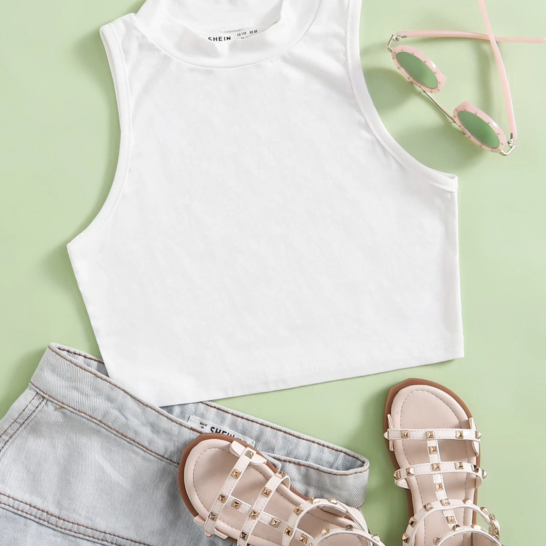 Tunt vitt tröja/topp