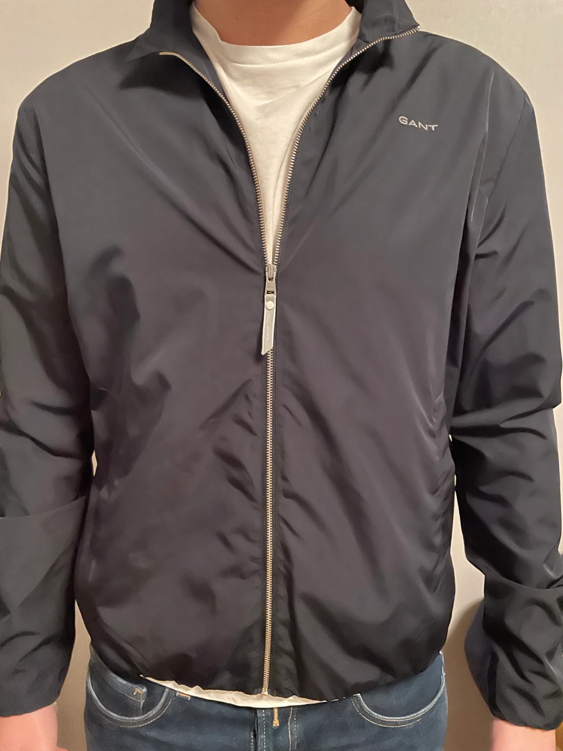 Vindjacka Gant Mörkblå 