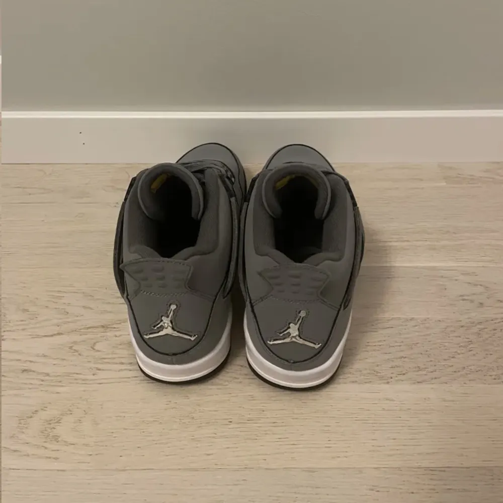 Nike Jordan 4 cool grey  Storlek 41 men passar 42 ochså  Kan mötas upp i Stockholm eller shicka  Priset kan diskuteras. Skor.