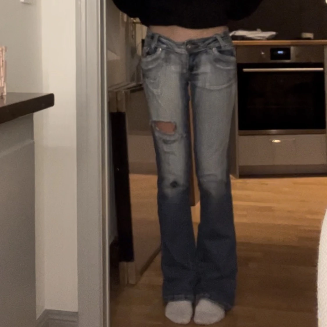 Lågmidjade jeans - 90