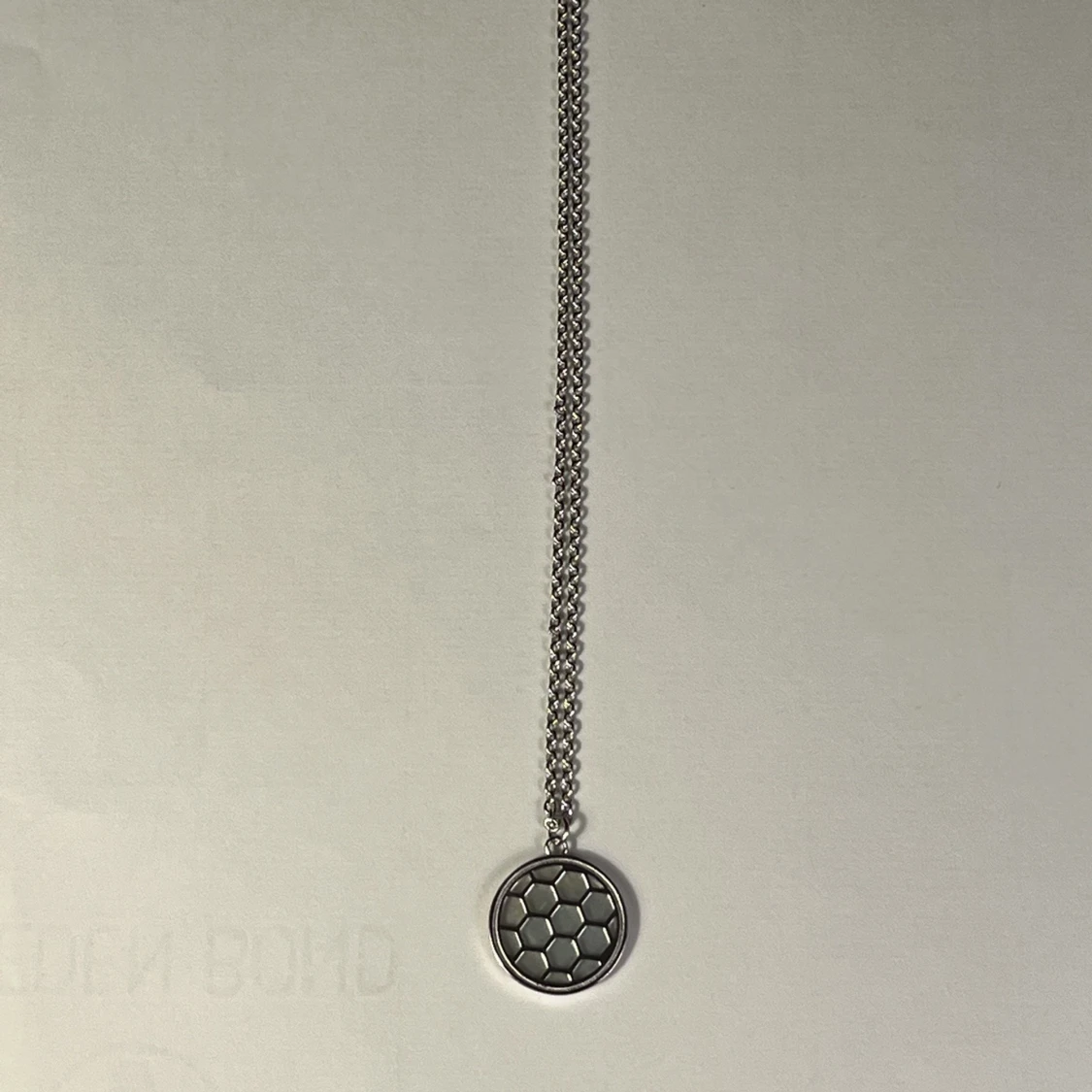 Silver FotbollsHalsband - 91