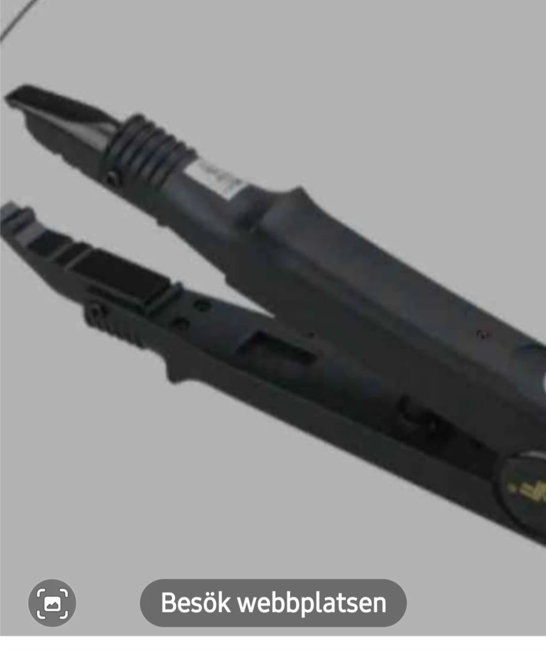 Värme tång till löshår 