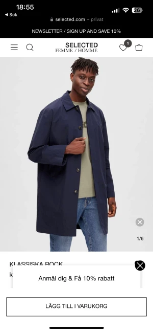 Rock till hösten  - Rock som inte är fodrad! Perfekt till nu till hösten  Finns ingen slitage och storleken är M/L 