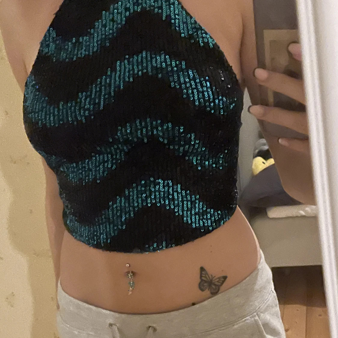 Glitter topp - 91