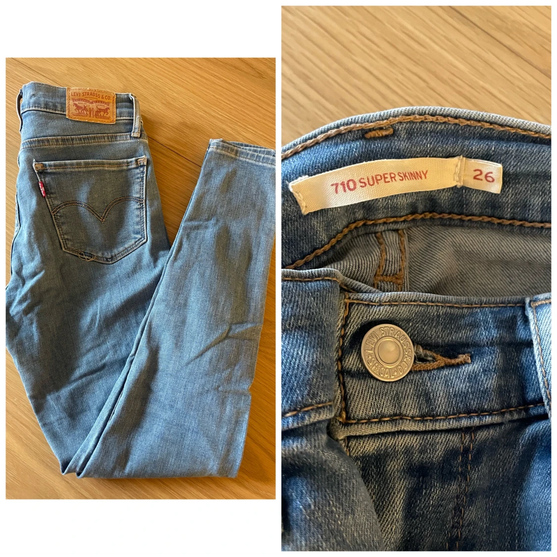 710 super skinny Levis jeans