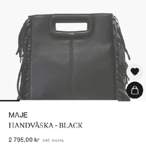 Maje väska - Väska och långt band igår (EJ DUSTBAG). Fint skick, lite slitet handtag och några repor som skinn får.💕💕SÄNKER INTE PRISET MER. Tryck på köp nu om du vill köpa.