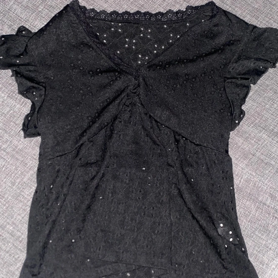 söt svart topp - 90