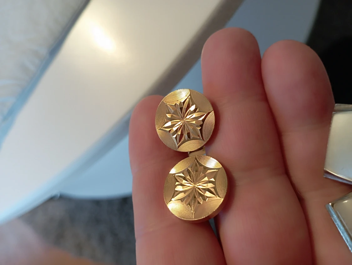 Retro manschett knappar