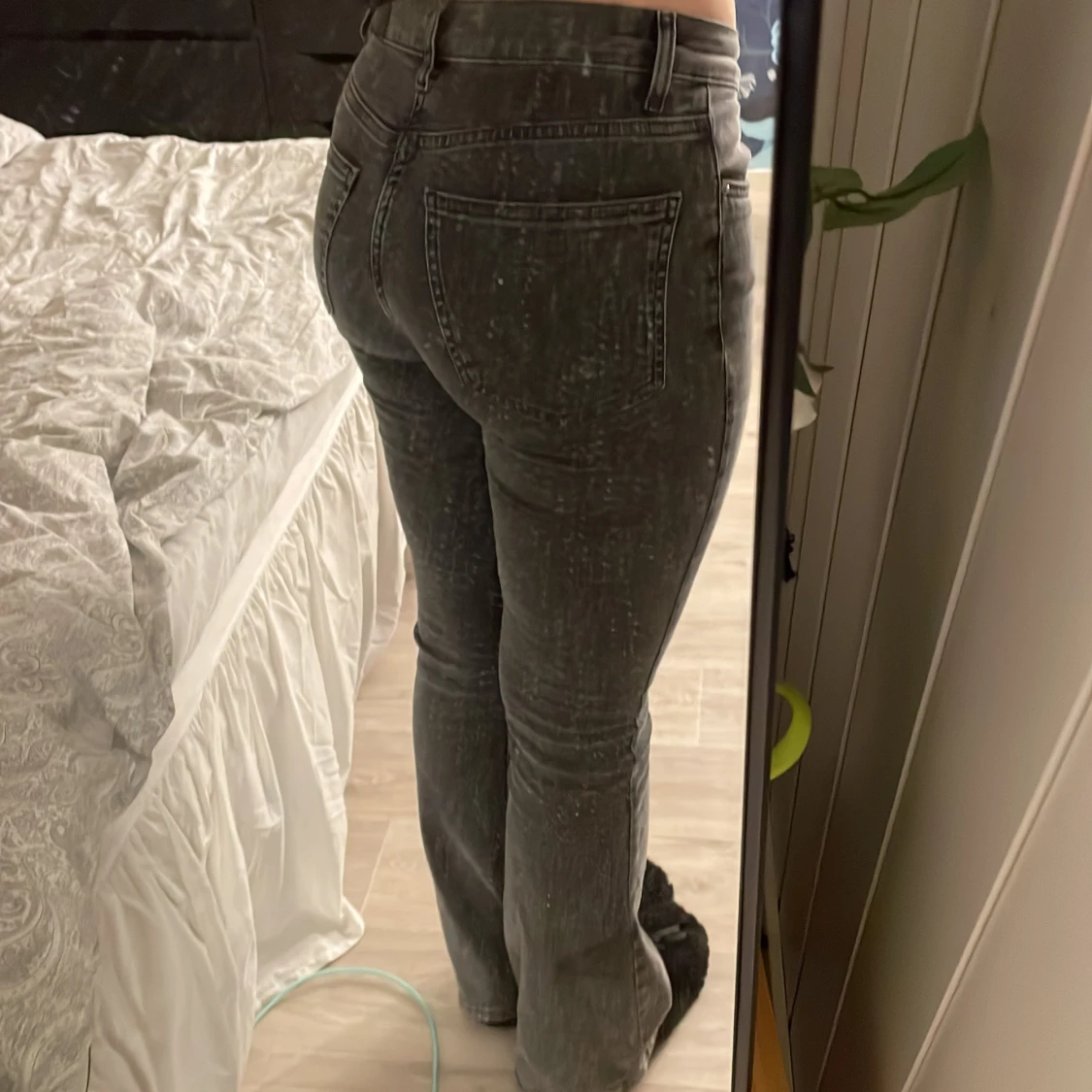 Lågmidjade bootcut jeans - 90