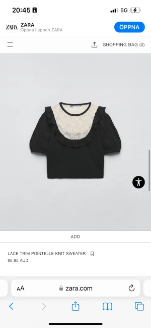 Spetstopp  - Jättesöt spetstopp i storlek M men passar mig som har XS/S. Oanvänd. 