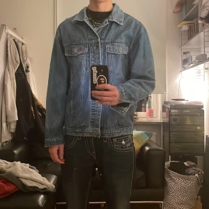 denim jacka  - jeansjacka oversize - ja e 185