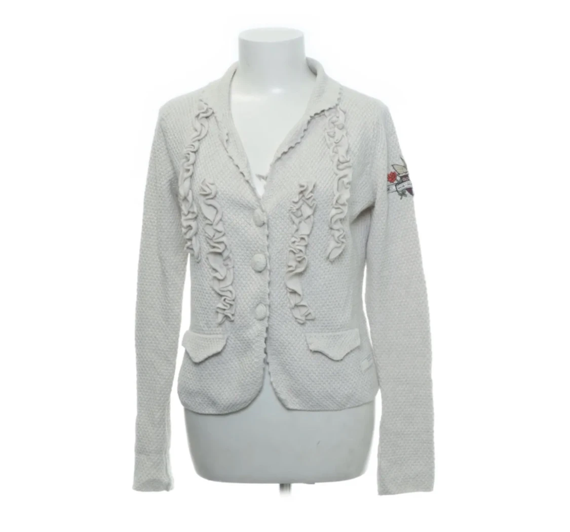 Beige stickad kofta odd mollyđ€