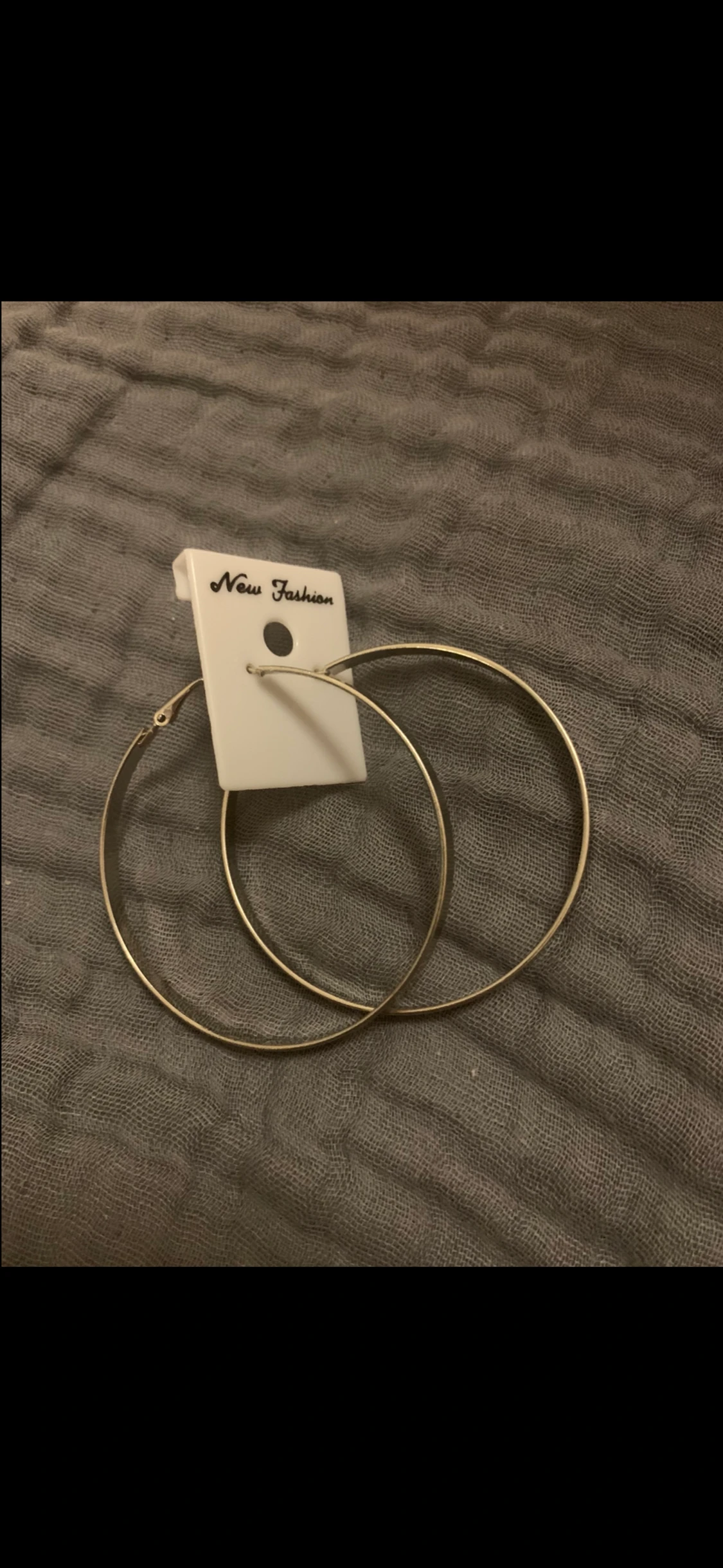 Örhängesringar silver - 90