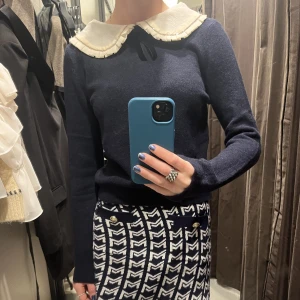 stickad tröja - superfin stickad tröja från Zara med classy krage💕 Använd 2 gånger