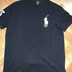 Säljer en vintage Polo ralph lauren t-shirt, den är i gott skick från 90 talet. Den har inga skador eller fläckar. Priset är alltid diskuterbart och ställ gärna frågor!