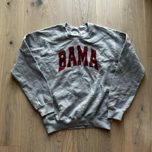 Vintage Crewneck - Vintage College Crewneck Grå. Storlek S men sitter tightare som en mindre S