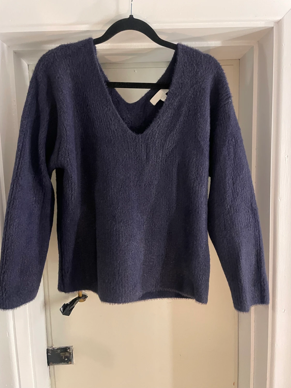 Stickad v-ringad - 90