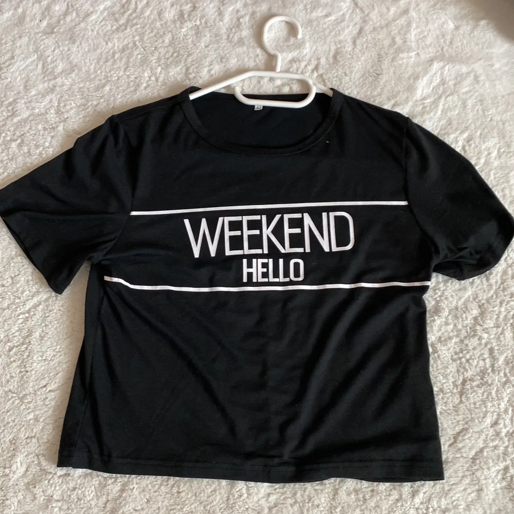 Designed by the weekend. T-shirts.