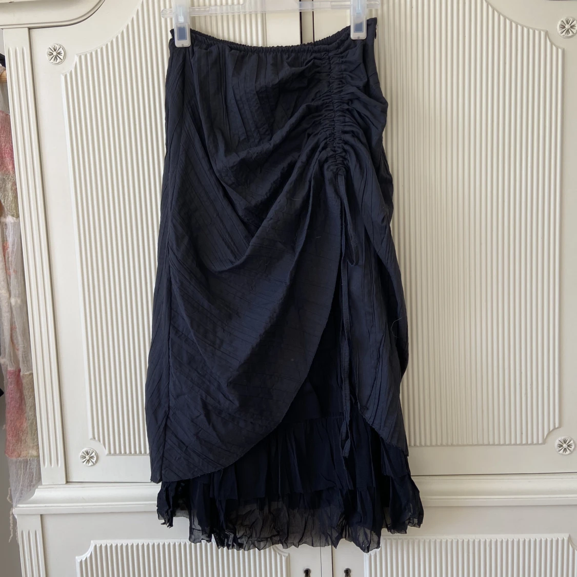 Långkjol med flera lager 