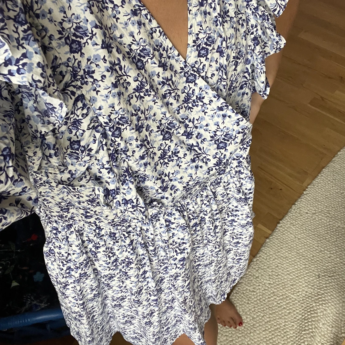 Klänning blommig  - 90