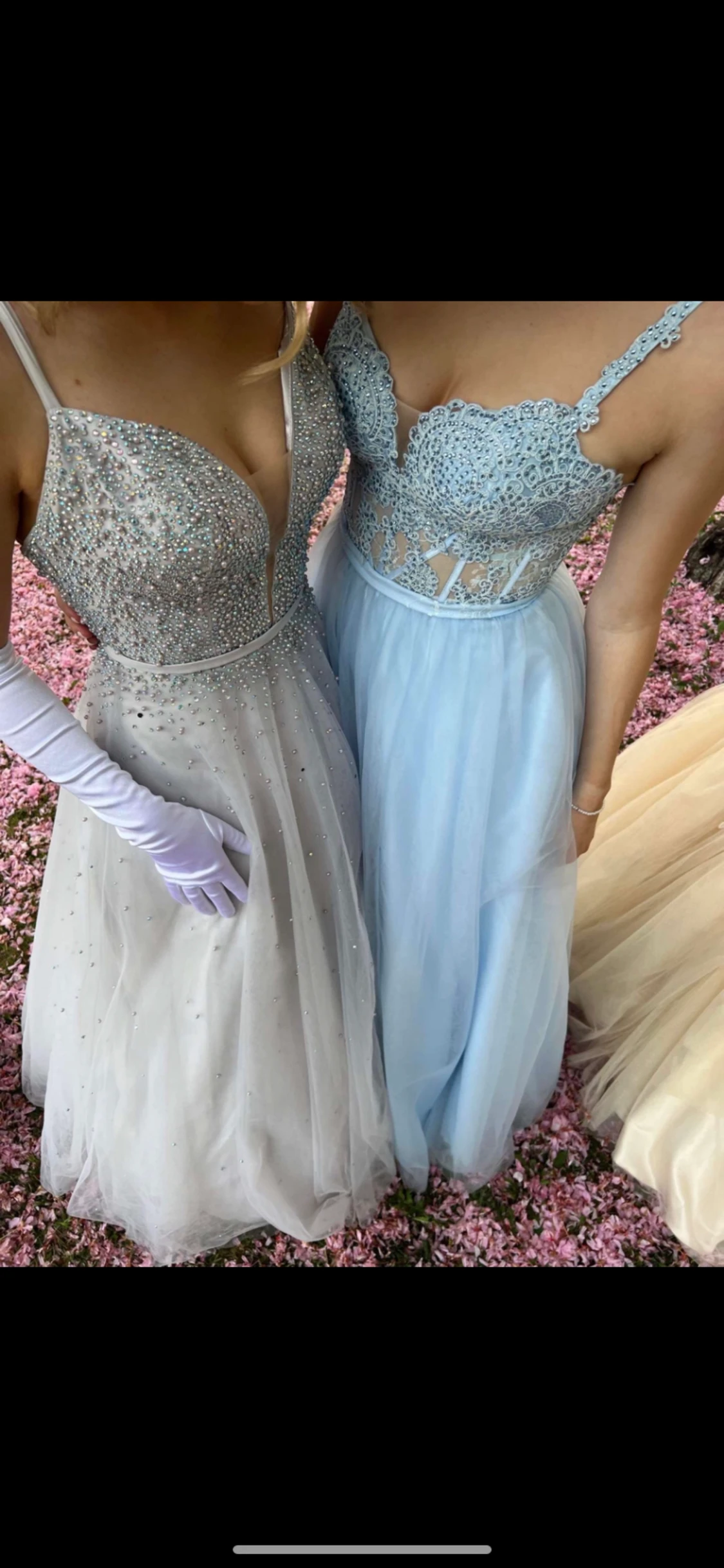 Blå fin balklänning  - 90