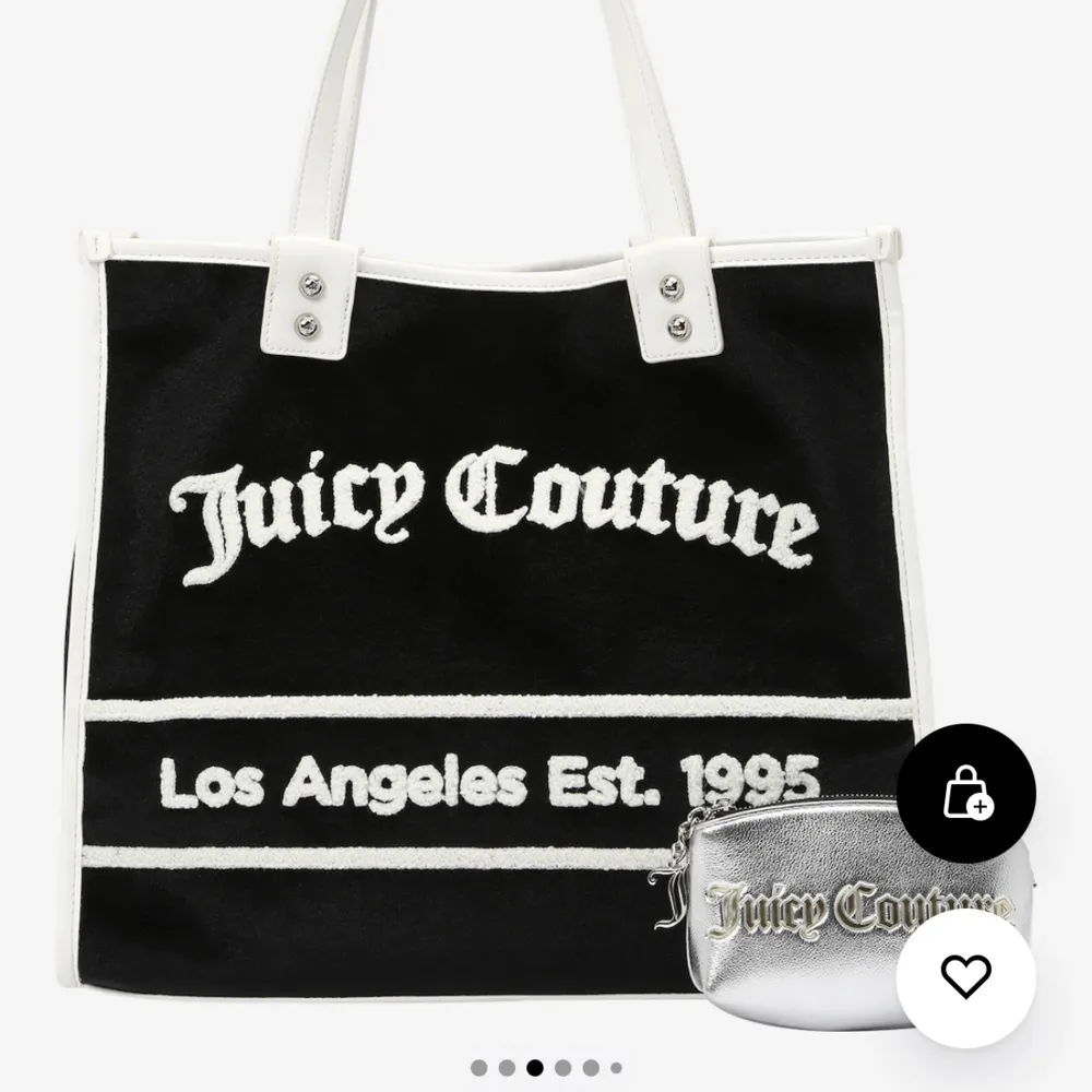 Säljer denna helt nya(prislapp kvar) juicy väskan som jag köpt på raglady❤️ Den har inte kommits till användning sedan jag köpte den o är nu försent att lämna tbx så därför säljer jag❤️ Dustbag finns❤️ Nypris ca 1300kr mitt pris:950kr. Väskor.