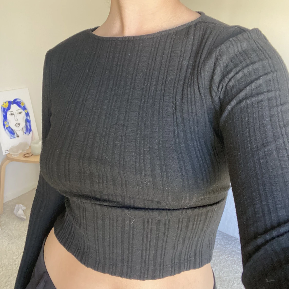 Topp med öppen rygg