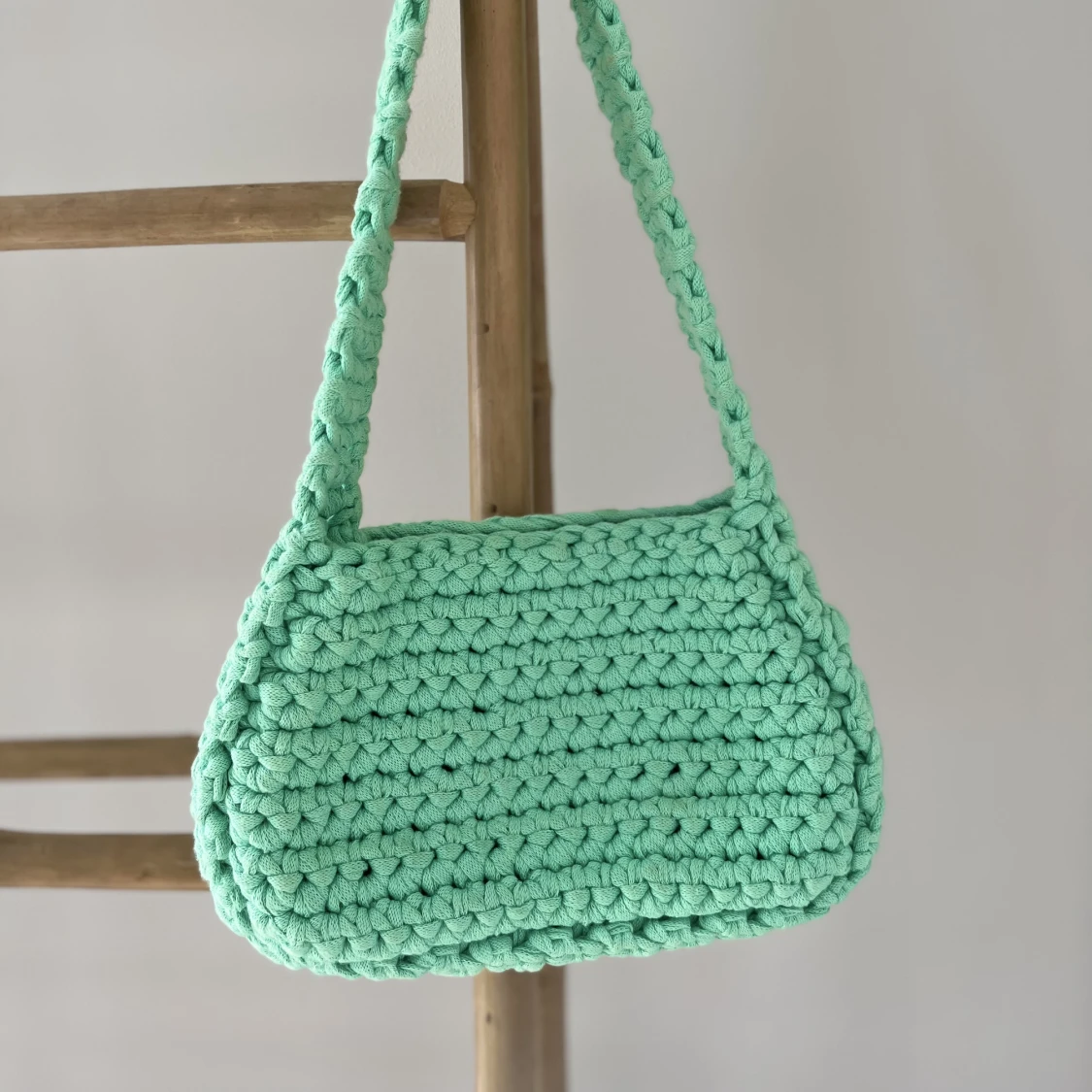 Crochet mini bag