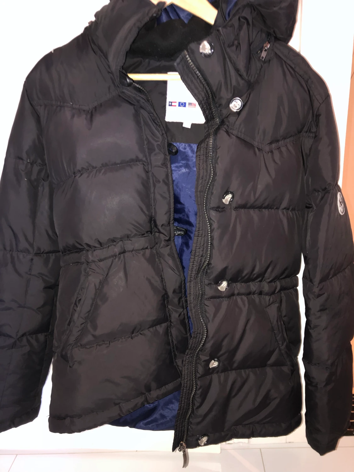 Mörkblå dunjacka pufferjacket  - 90