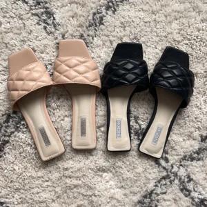 Skor  - Beige använda 1 gång, svarta oanvända!💗100kr styck eller båda för 150kr