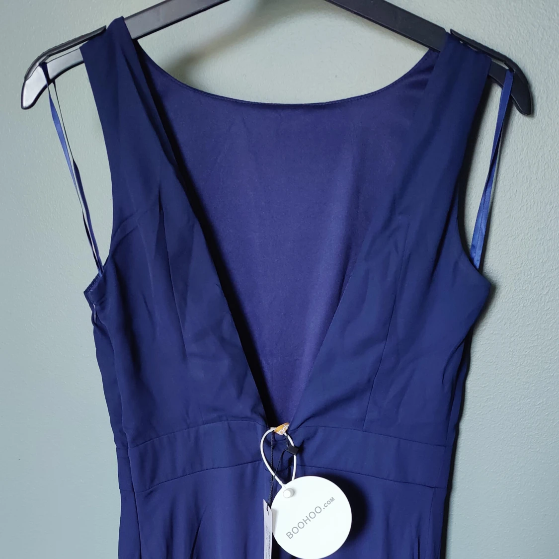 Blå maxiklänning - 90