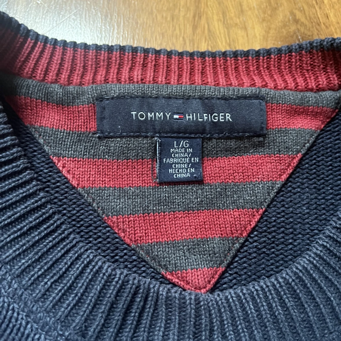 Tommy hilfiger stickad tröja  - 90